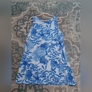 Lilly Pulitzer Eliza Swing Dress In Resort White Glisten In The Sun